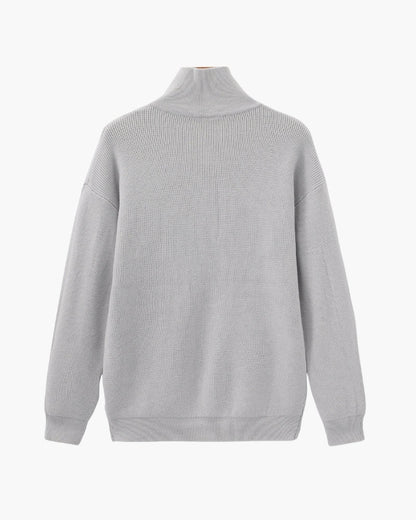 Refined Half-Zip Knit Pullover